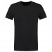 T-SHIRT FITTED ZWART