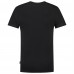 T-SHIRT FITTED ZWART