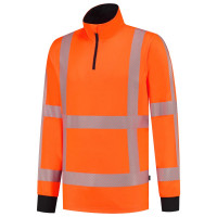 ZIP SWEATER RWS REVISIBLE FLUORORANGE M