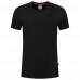 T-SHIRT ACCENT ZWART/ROOD