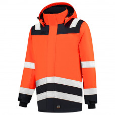 PARKA HIGH VIS BICOLOR FLUOR ORANGE INK