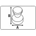 MAGNEET NEODYM GREEP D15MM 2 STUKS 4KG [DY7100023]