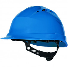 BOUWHELM HELM QUARTZUP4 BLAUW 53-63CM GEVENTILEERD