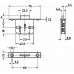 MEUBELSLOT INSTEEK 668-25MM 1 SLEUTEL