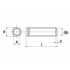 STELSCHROEF  45H EV 200 DIN 916