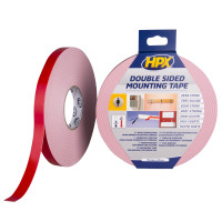 DUBBELZIJDIGE BEVESTIGINGS TAPE HPX WIT 19MM X 25 METER