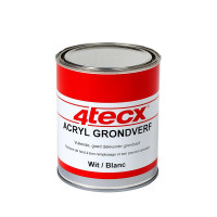 ACRYL GRONDVERF WIT 0,75LTR 4TECX