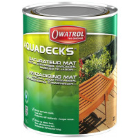 OWATROL AQUADECKS WATERBASIS HOUTVERZADIGER MAT GRA.GR 1 LTR