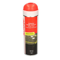 SPUITBUS KRIJTSPRAY TIJDELIJK MARKEREN ROOD 500ML 4TECX