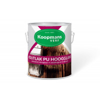 KOOPMANS HOUTLAK PU HOOGGLANS 2,5LTR BLANK