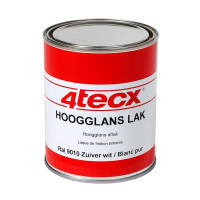 LAKVERF HOOGGLANS RAL 9005 ZWART 750GR. 4TECX